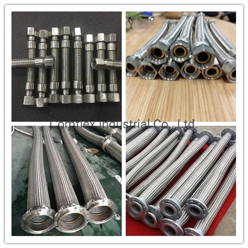 Stainless Steel Flange Connection Liquefied-Petroleum Gas Flexible Braided Metal Hose